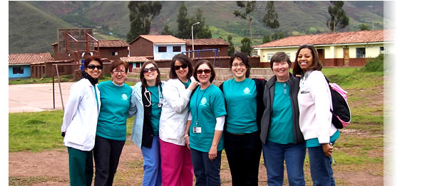 Three Family Nurse Practitioner and two Doctor of Nursing Practice students from the Medical College of Georgia are getting ready to perform health screenings and gynecological exams in a school for a rural community in Cusco, Peru.